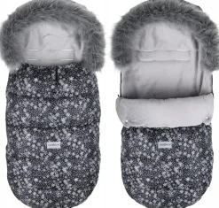 Babymam śpiworek do wózka sanek na zimę maxi 114cm