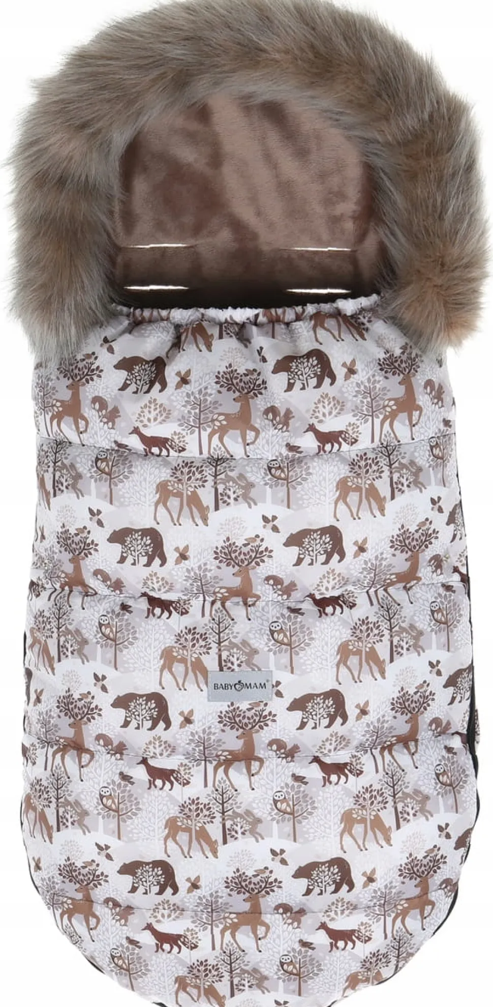 Babymam śpiworek do wózka sanek na zimę maxi 114cm