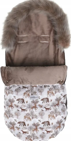 Babymam śpiworek do wózka sanek na zimę maxi 114cm