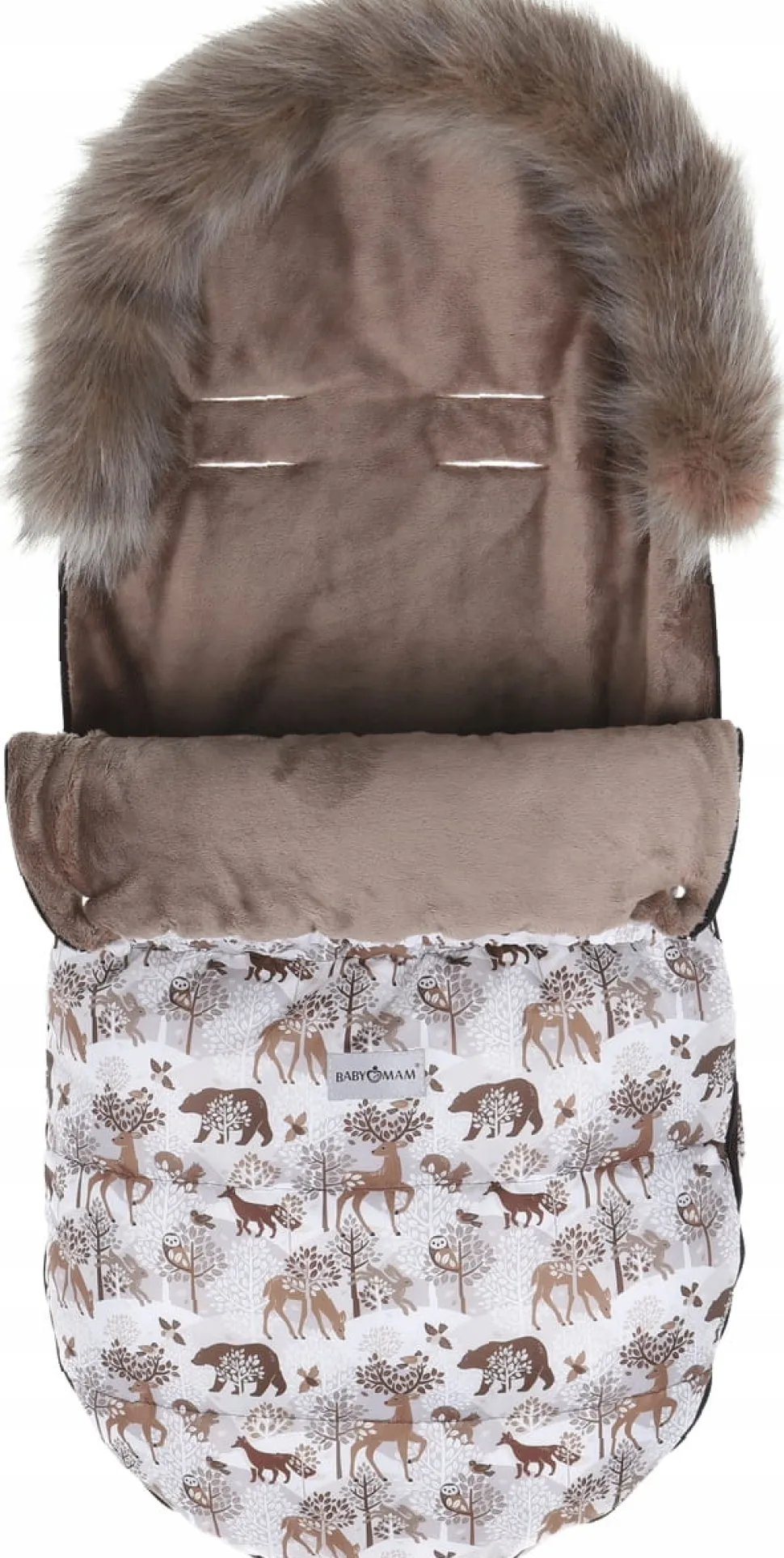 Babymam śpiworek do wózka sanek na zimę maxi 114cm