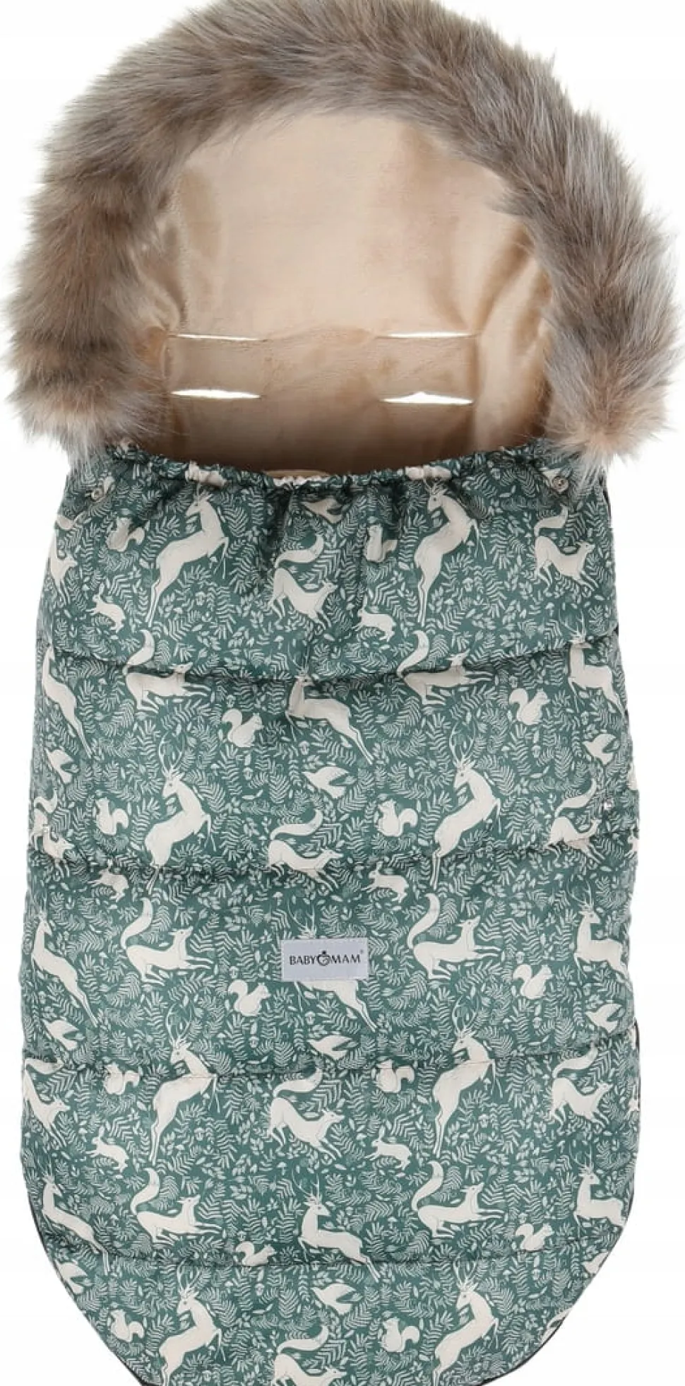 Babymam śpiworek do wózka sanek na zimę maxi 114cm