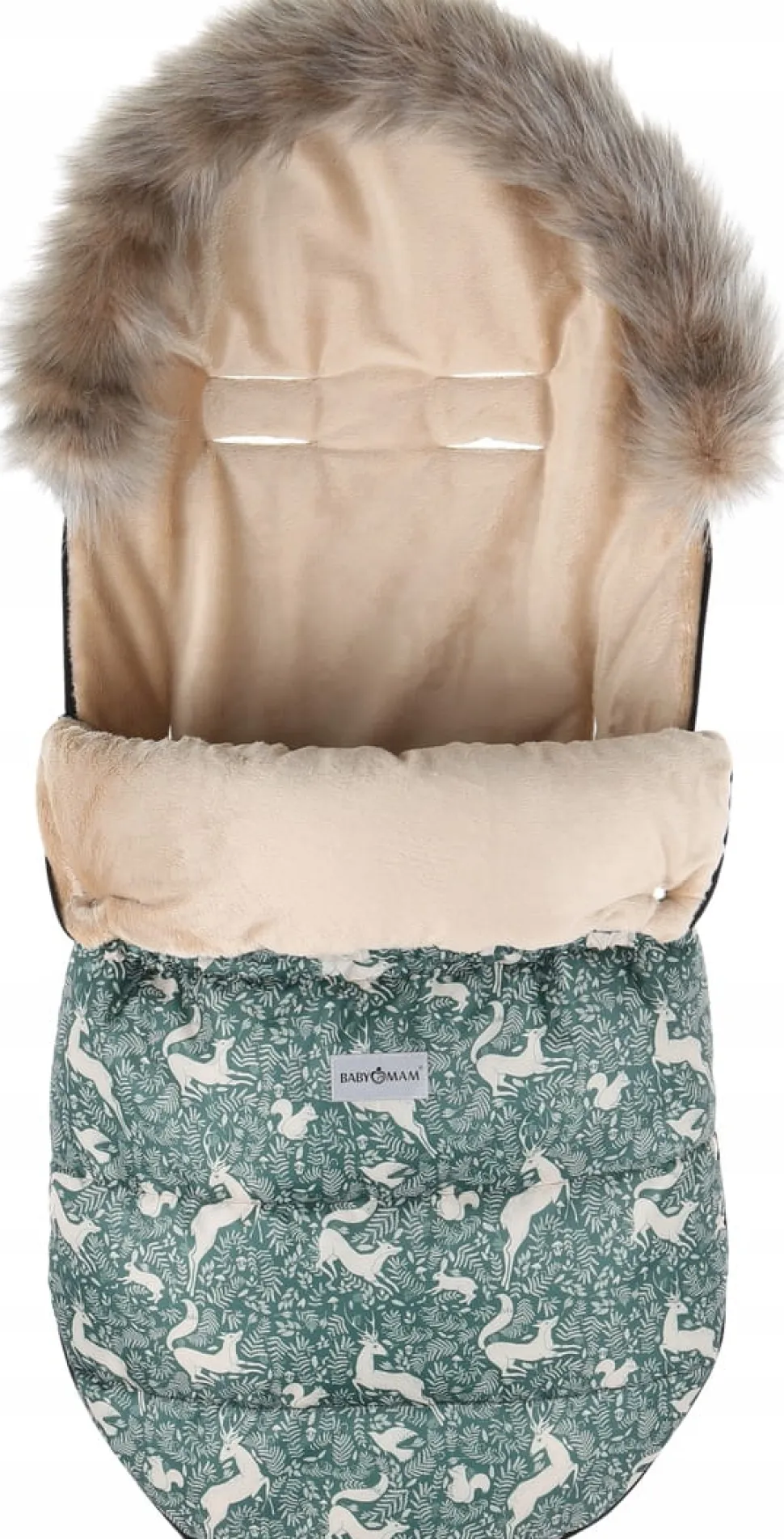 Babymam śpiworek do wózka sanek na zimę maxi 114cm
