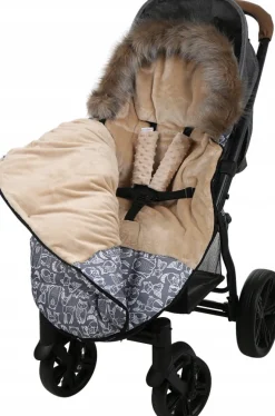 Babymam śpiworek do wózka sanek na zimę maxi 114cm