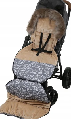 Babymam śpiworek do wózka sanek na zimę maxi 114cm
