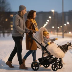Babymam śpiworek do wózka sanek gondoli premium
