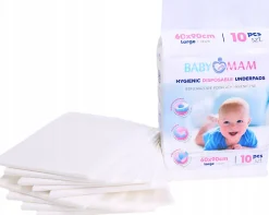 Babymam podkład jednorazowy 60x90 przewijak 10szt