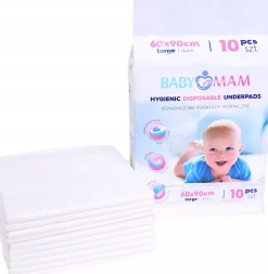 Babymam podkład jednorazowy 60x90 przewijak 10szt