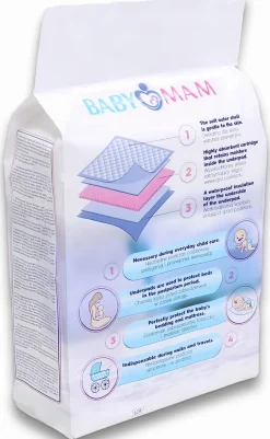 Babymam podkład jednorazowy 40x60 cm podkłady higieniczne przewijak 75szt