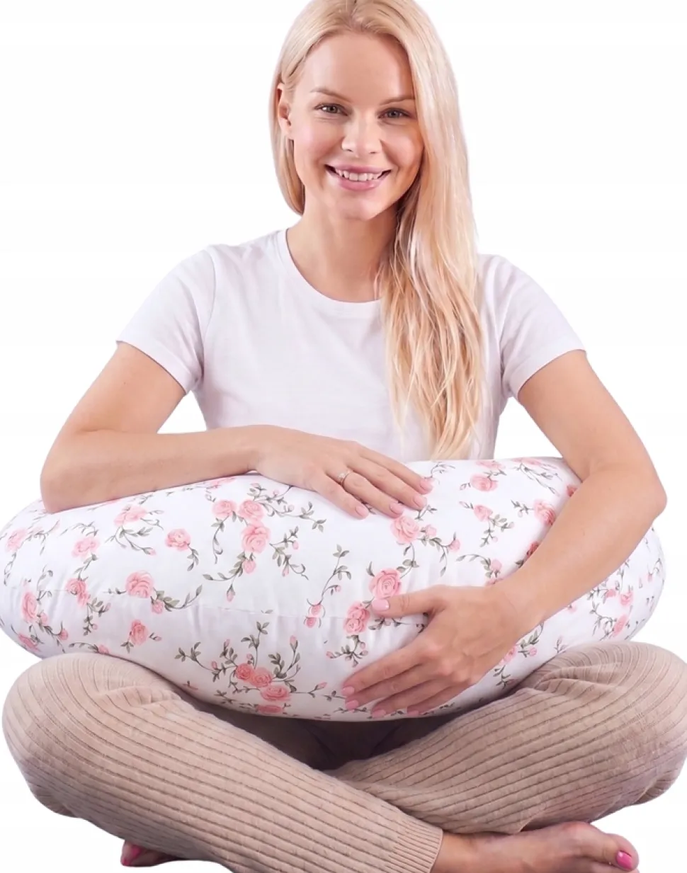 Babymam poduszka ciążowa rogal do spania karmienia