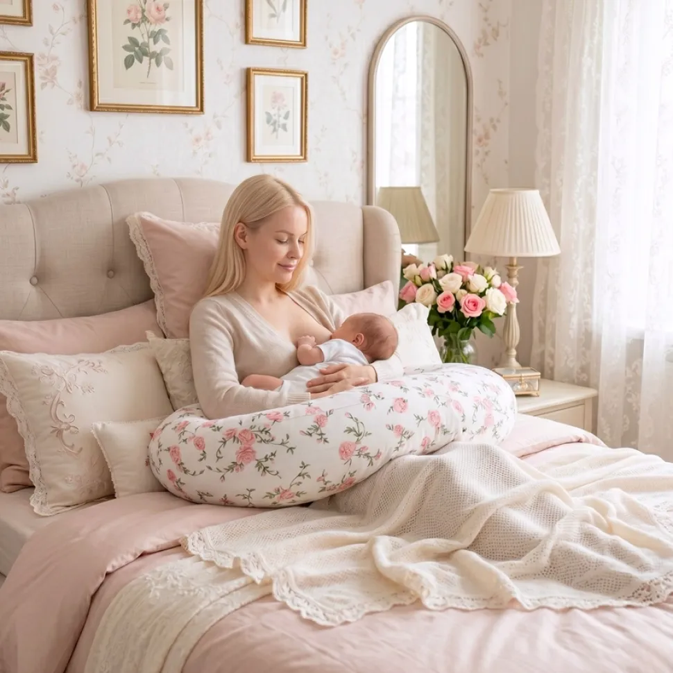 Babymam poduszka ciążowa rogal do spania karmienia