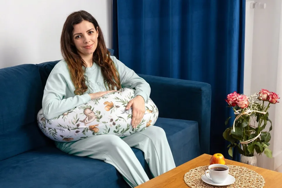 Babymam poduszka ciążowa rogal do spania karmienia