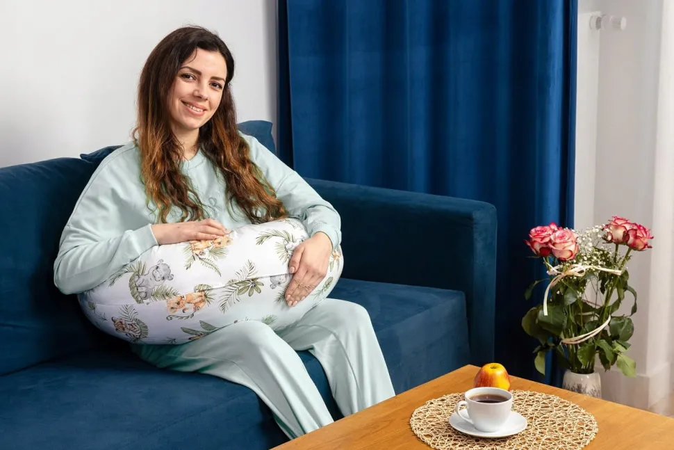 Babymam poduszka ciążowa rogal do spania karmienia