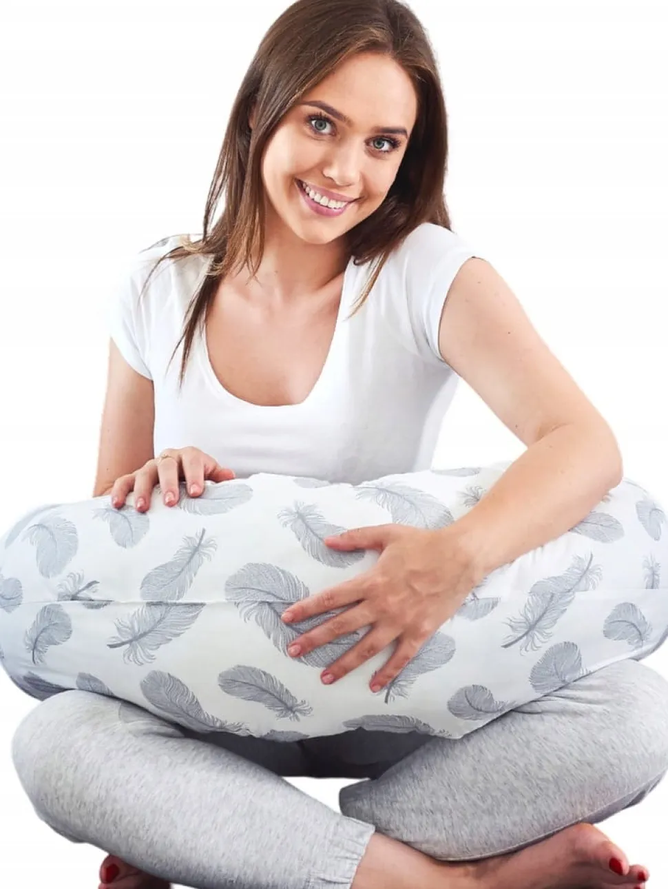Babymam poduszka ciążowa rogal do spania karmienia