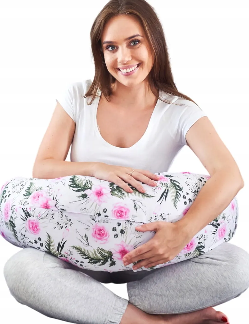 Babymam poduszka ciążowa rogal do spania karmienia