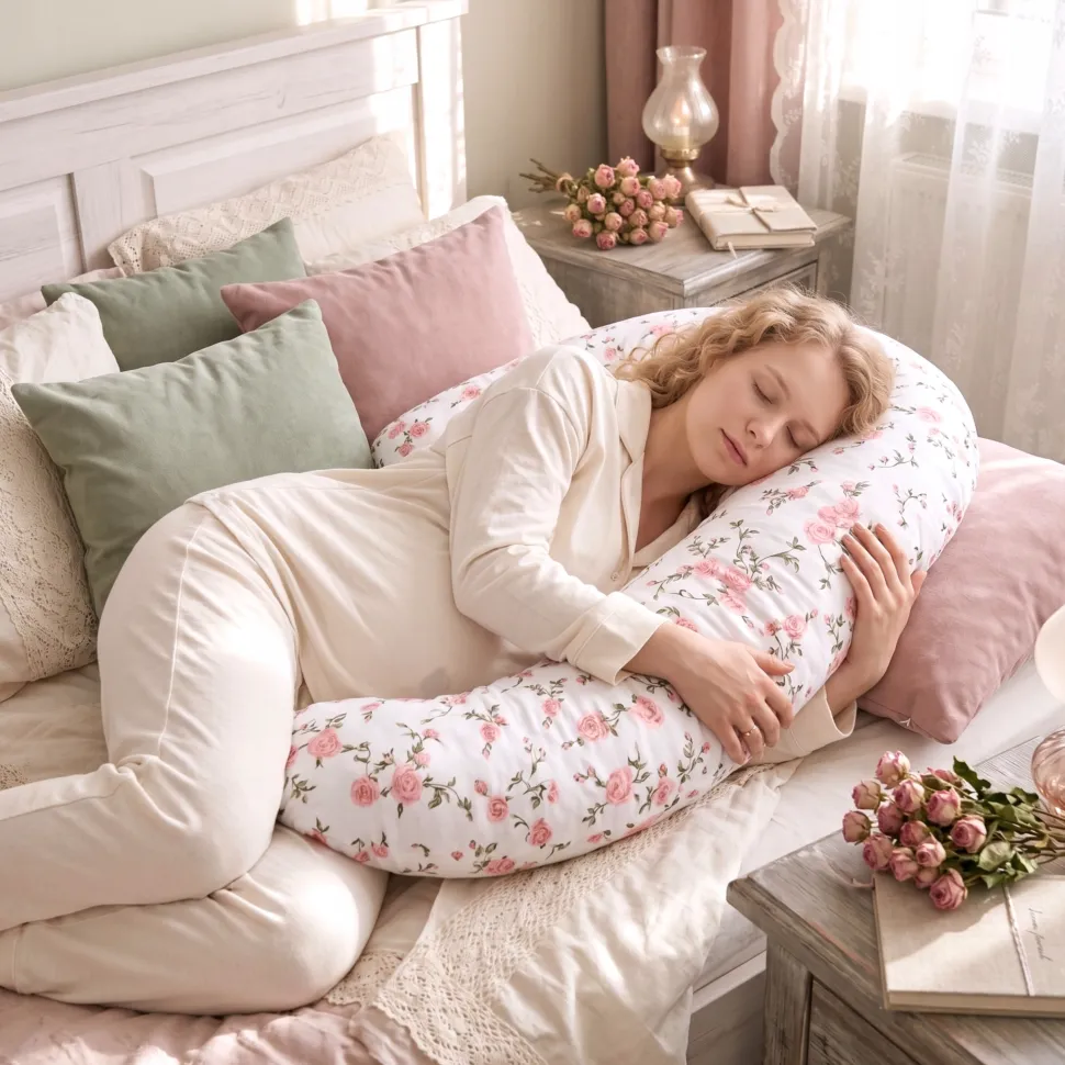 Babymam poduszka ciążowa rogal do spania typ c 3w1