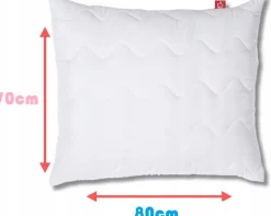 Babymam poduszka 70x80 antyalergiczna pikowana gruba zamek 2szt