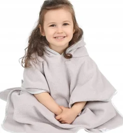 Babymam poncho kąpielowe okrycie z kapturem duże
