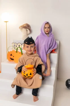 Babymam poncho kąpielowe okrycie z kapturem duże