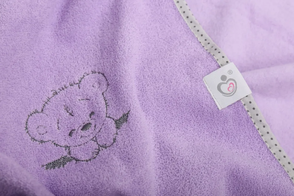 Babymam poncho kąpielowe okrycie z kapturem duże