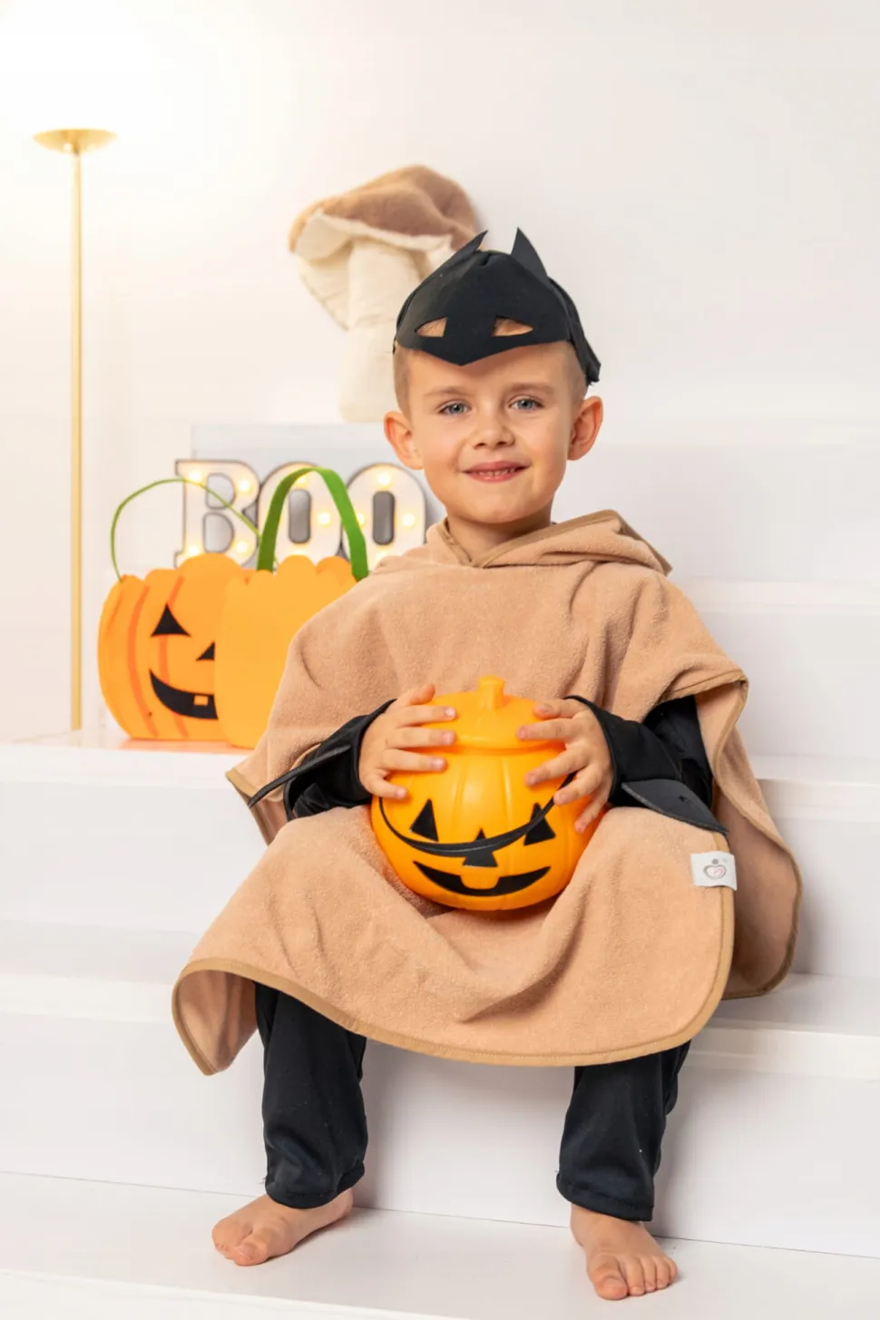 Babymam poncho kąpielowe okrycie z kapturem duże
