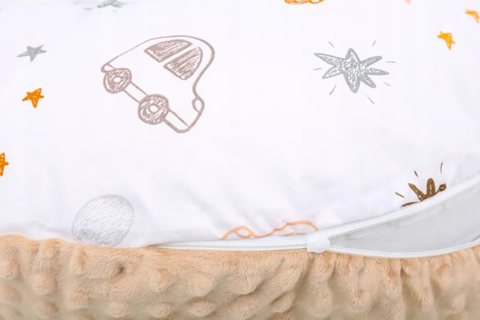Babymam poszewka na rogal minky do karmienia xxl
