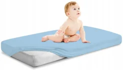 Babymam prześcieradło bawełna materiałowe 140x70
