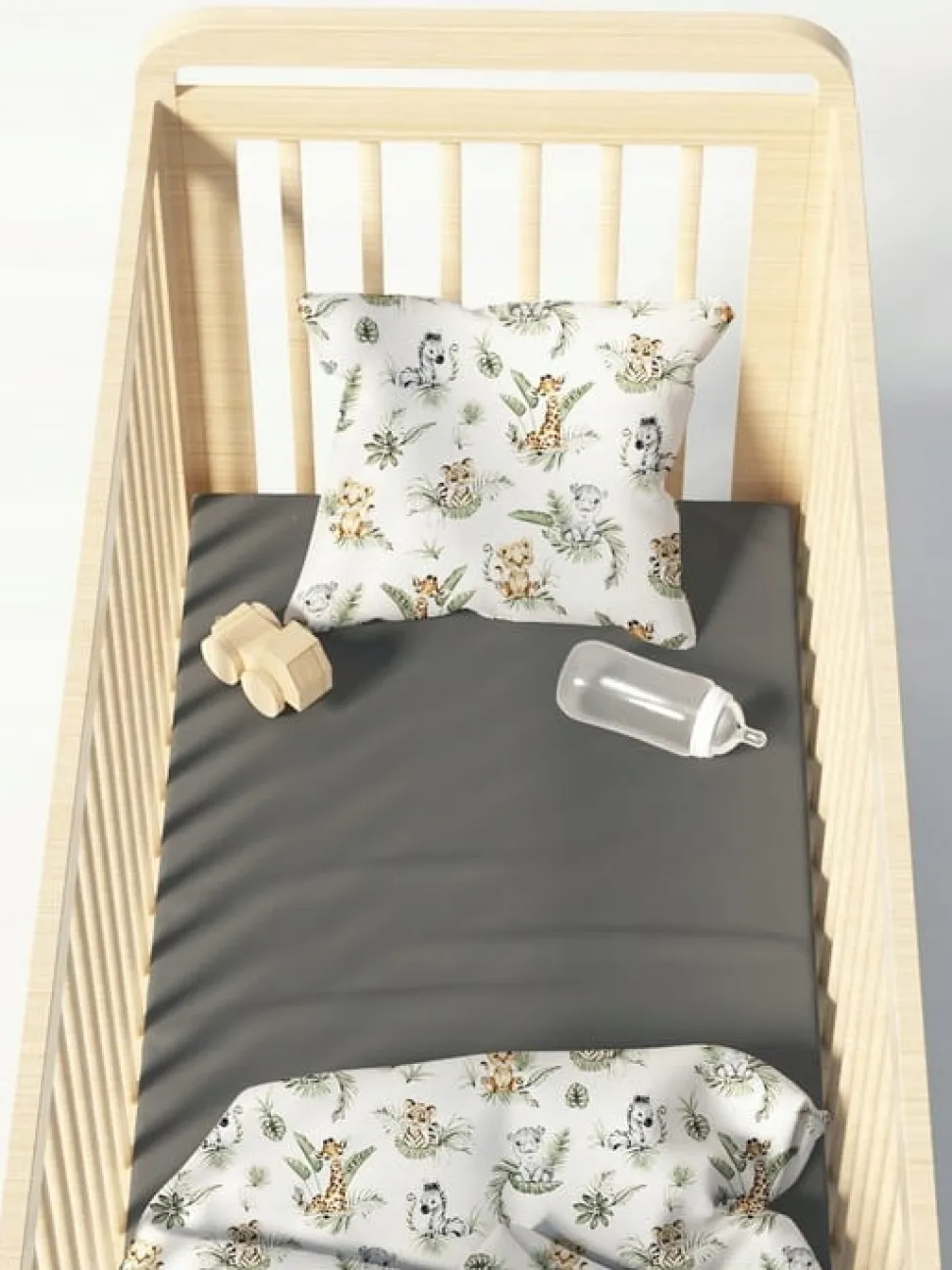 Babymam prześcieradło jersey z gumką do łóżeczka 140x70