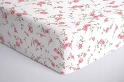 Babymam prześcieradło z gumką 90x200 cm bawełna 100% grube miękkie