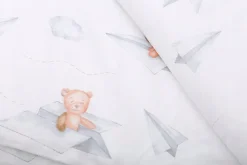 Babymam prześcieradło z gumką 90x200 cm bawełna 100% grube miękkie