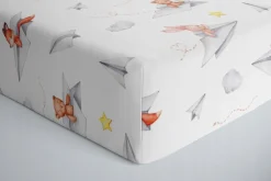 Babymam prześcieradło z gumką 90x200 cm bawełna 100% grube miękkie