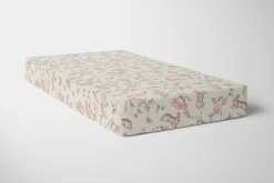 Babymam prześcieradło z gumką 90x200 cm bawełna 100% grube miękkie