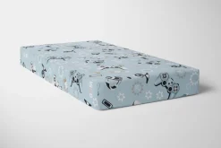 Babymam prześcieradło z gumką 90x200 cm bawełna 100% grube miękkie