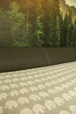 Babymam prześcieradło z gumką 90x200 cm bawełna 100% grube miękkie