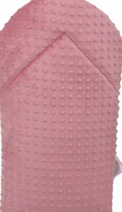 Babymam rożek becik niemowlęcy otulacz minky 80x80