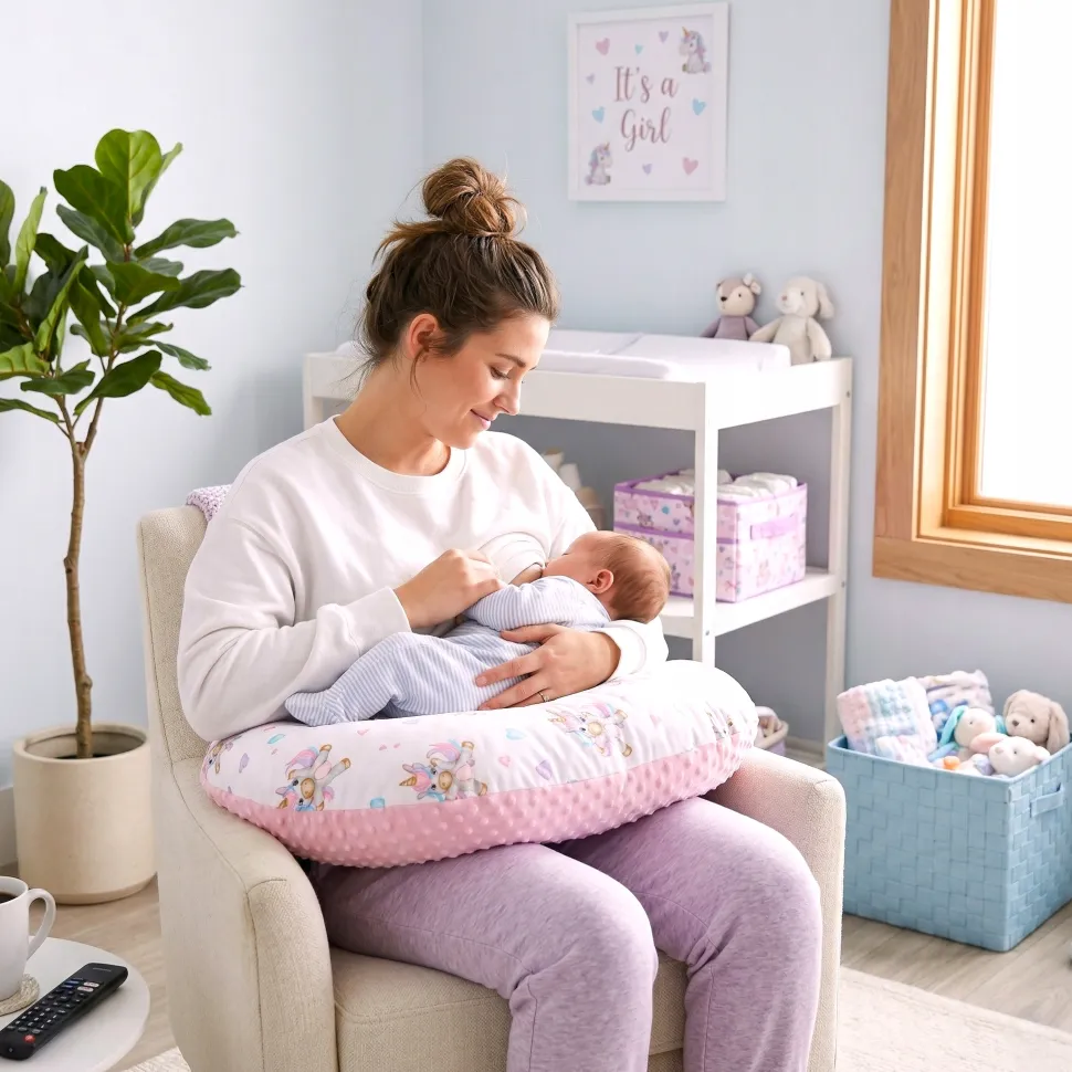 Babymam rogal minky poduszka do karmienia xxl