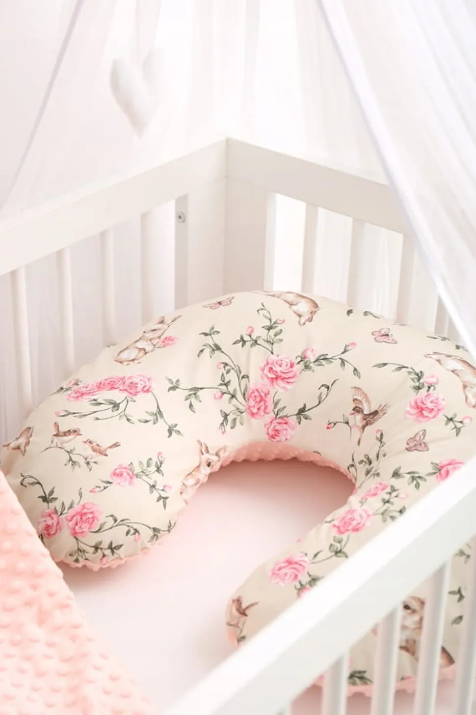 Babymam rogal minky poduszka do karmienia xxl