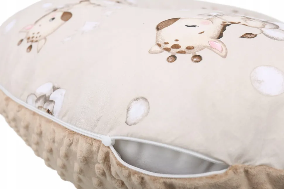 Babymam rogal minky poduszka do karmienia xxl