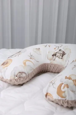 Babymam rogal minky poduszka do karmienia xxl