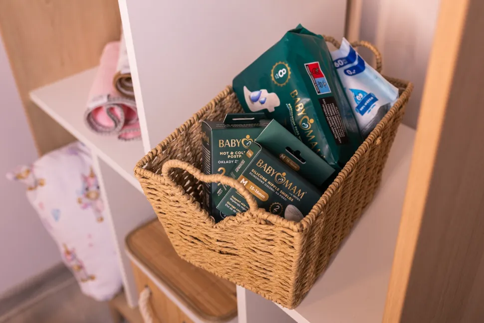 Babymam silikonowe osłonki na piersi sutki + etui premium rozmiar M