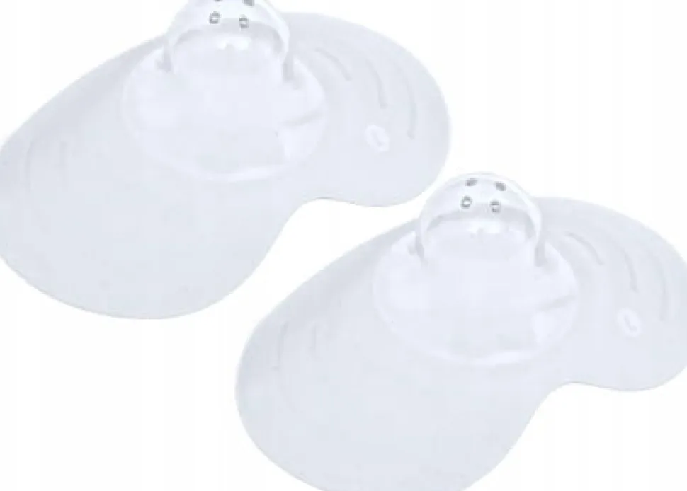 Babymam silikonowe osłonki na piersi sutki + etui premium rozmiar M