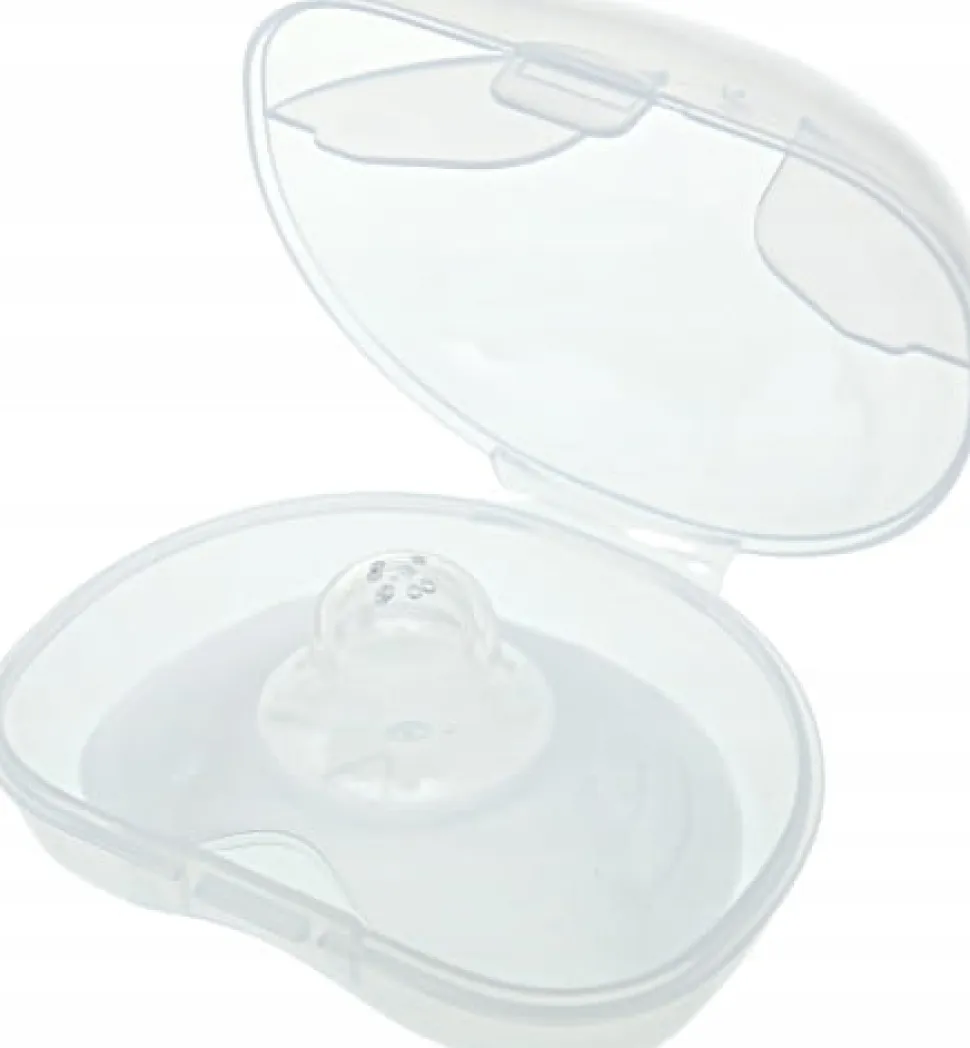 Babymam silikonowe osłonki na piersi sutki + etui premium rozmiar M
