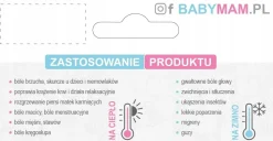 Babymam termofor z pestek wiśni na kolkę ból