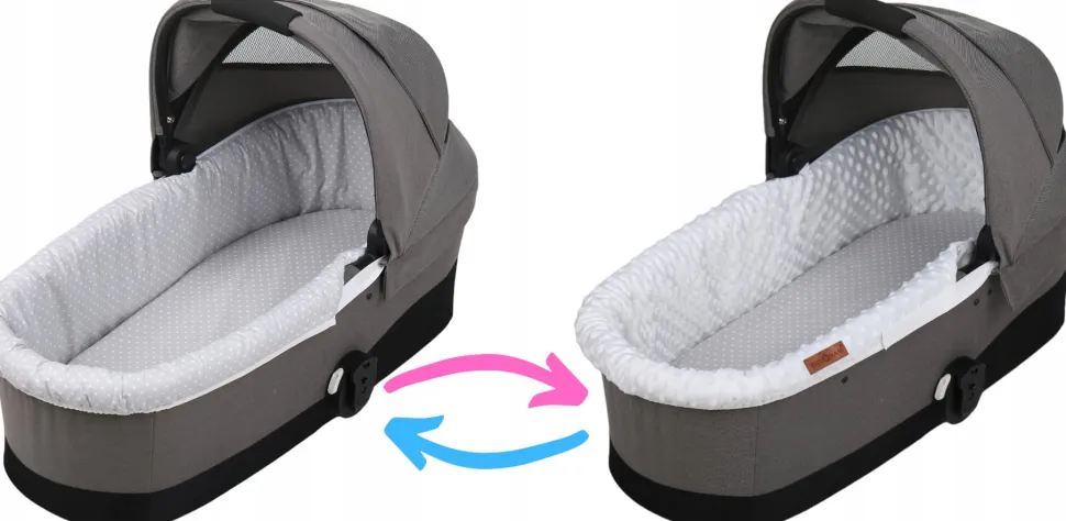 Babymam usztywniana dwustronna wkładka do gondoli