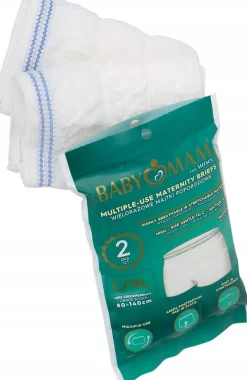 Babymam wielorazowe majtki poporodowe L/XL 2szt siateczkowe