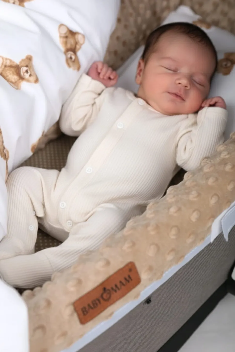 Babymam wkładka do gondoli wózka na zamek usztywniana dwustronna