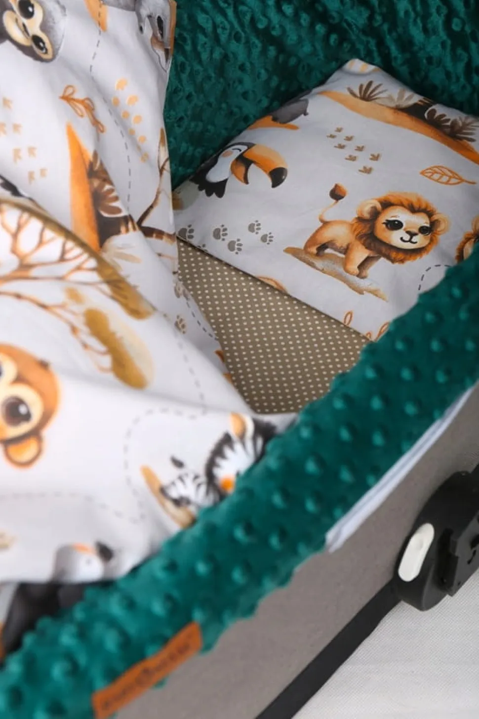 Babymam wkładka do gondoli wózka na zamek usztywniana dwustronna