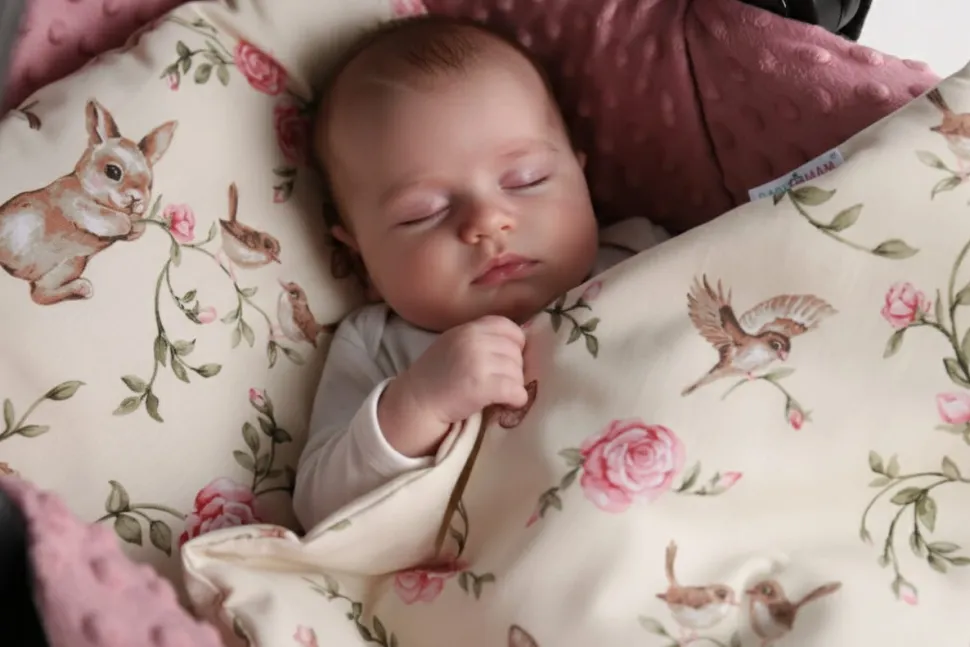 Babymam wkładka do gondoli wózka na zamek usztywniana dwustronna