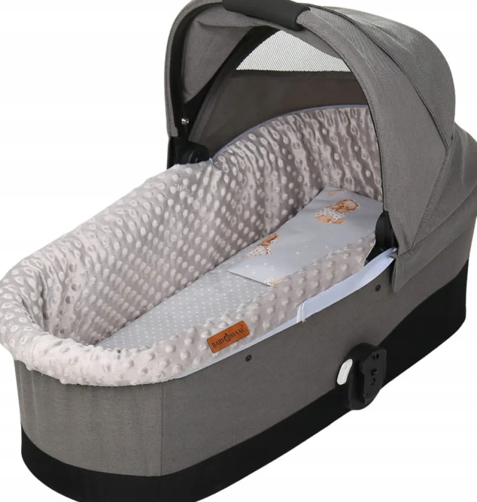 Babymam wkładka do gondoli wózka na zamek usztywniana dwustronna