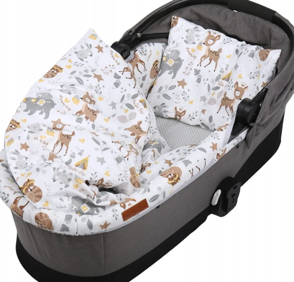 Babymam wkładka do gondoli wózka + prześcieradło