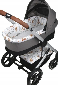 Babymam wkładka do gondoli wózka + prześcieradło